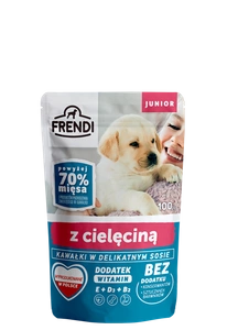 Frendi- Junior, Morceaux en sauce délicate au veau 100g