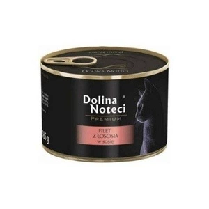 Dolina Noteci Premium pour chats Filet de saumon en sauce 185g