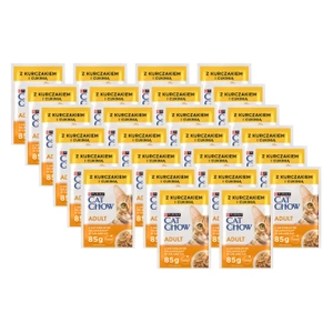 Purina Cat Chow Adult Poulet & Zucchini 26x85g