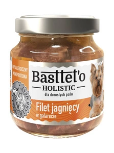 Basttet'o Holistic filet d'agneau en galette pour chiens 130g