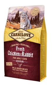 Carnilove Poulet frais Lapin Adulte Chat 6 kg