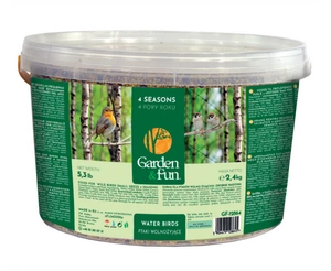 GARDEN FUN nourriture pour oiseaux vivant en liberté seau de 2,4kg