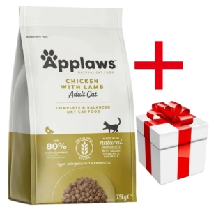 Applaws Chat Adulte Poulet à l’agneau 7,5kg+Surprise gratuite pou chat