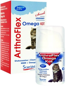 Scanvet ArthroFlex Omega Chat Gel pour les articulations 50ml