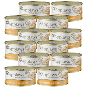 APPLAWS Blanc de poulet au fromage dans le bouillon 12x70g