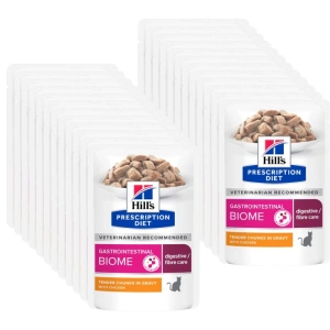 HILL'S PD Aliment thérapeutique pour chats au biome gastro-intestinal 24x85g