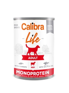 CALIBRA Dog Life Adulte Bœuf avec carottes 400g