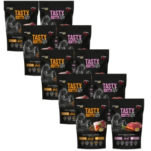 Tasty Dogs Life Junior Plat Mix de saveurs en gelée 10 x500g