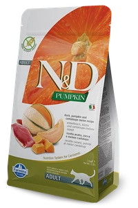 Farmina N&amp;D Pumpkin Feline Adult Duck Pumpkin&amp;Cantaloupe Melon Recipe 1,5 kg