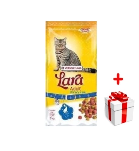 Versele-Laga Lara Adulte Soins Urinaires -Au Poulet 2kg+Surprise