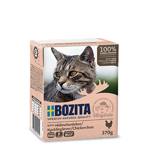 BOZITA Foie de volaille en gelée pour chat 370g