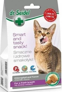 laboratoire DermaPharm Dr Seidel friandises pour chats, pour une haleine fraiche 50g