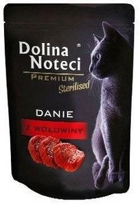 Dolina Noteci Premium pour chats stérilisés avec viande de bœuf 85g x12