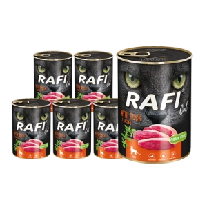 RAFI Cat Adult avec canard 12x400g