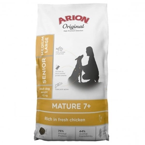 ARION Original Mature 7+ Senior Moyen et Grand Poulet croquettes pour chiens 12 kg