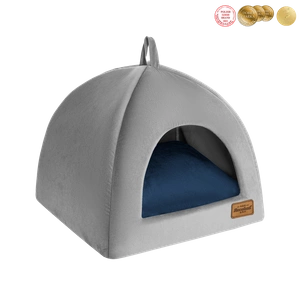 RECOBED cage pour chien Welurove gris S 40x40cm