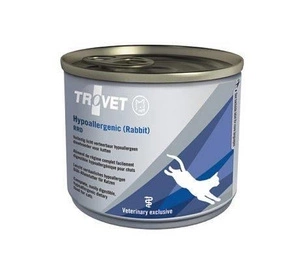 TROVET RRD Hypoallergénique (Lapin) 200g pour chats x10