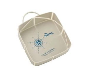 Hunter List Bol de voyage en silicone pliable Beige 590ml