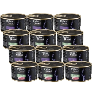 DOLINA NOTECI Premium pour chats Mix saveur 12x185g
