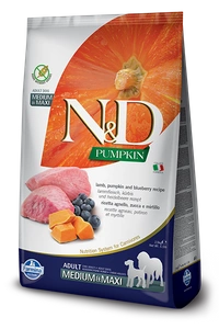 Farmina N&amp;D Pumpkin Grain Free Canine Adult Medium&amp;Maxi Lamb&amp;Blueberry 2,5 kg