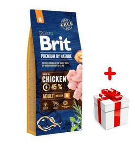 BRIT Premium By Nature Adulte M 8kg +Surprise