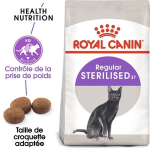 ROYAL CANIN Sterilised 37 10kg + GIMBORN Gim Cat Paste Anti-Hairball Duo malt avec poulet 50g