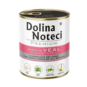 Dolina Noteci PREMIUM riche en veau avec des pois verts 800g