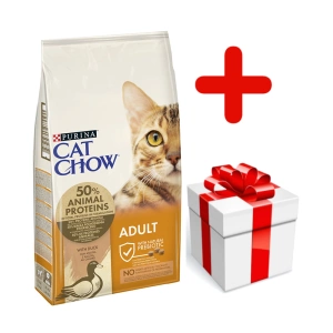 PURINA Cat Chow Adult Canard 15kg+Surprise