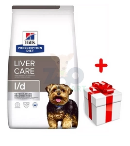 HILL'S PD Prescription Diet Canine L/d Liver Care 4kg +Surprise