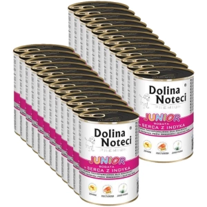 Dolina Noteci Premium Junior Riche en Cœurs de Dinde 24x400g