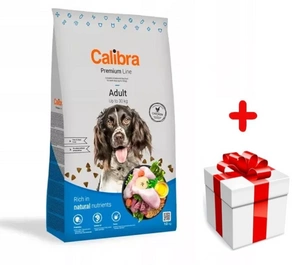 Calibra Premium Line Adult 12kg+Surprise gratuite pour chien