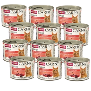 Animonda Cat Carny Senior Coeurs de boeuf et de dinde 12x200g