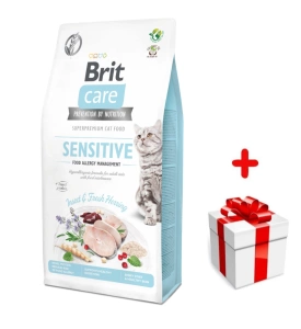 BRIT Care Chat sans céréales Gestion des allergies sensibles Insectes 7 kg+Surprise