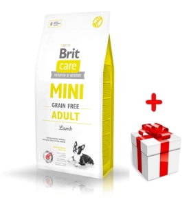 Brit Care Mini Grain Free Adult Agneau 7kg+Surprise