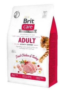 Brit Care Cat Grain-Free Aldut Activity Support avec poulet et dinde 7kg x2