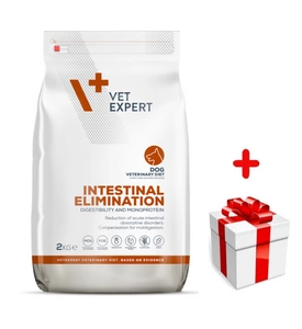 VETEXPERT Veterinary Diet Dog Intestinal Elimination 2kg +Surprise