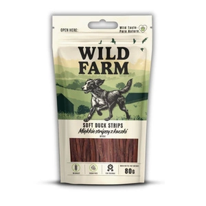 WILD FARM Friandises pour chiens en lanières de canard tendres (80 g)