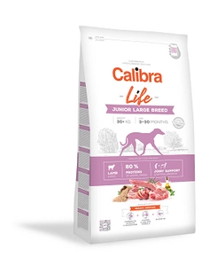 Calibra Dog Life Junior Large Breed Lamb 12 kg+Surprise gratuite pour chien